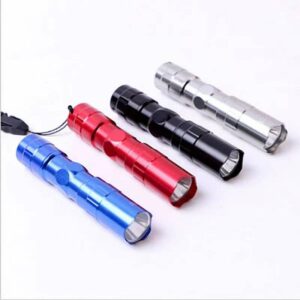 Mini Tactical Aluminum Flashlight 3pcs Set